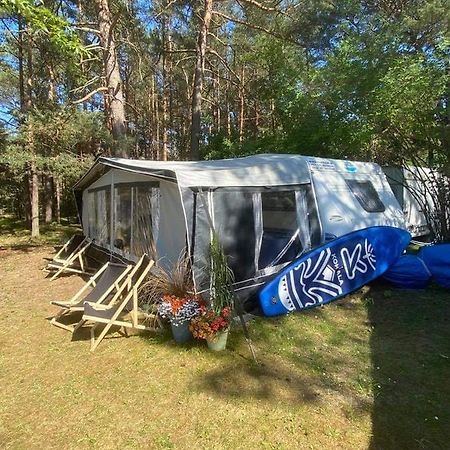 Przyczepa Abordaz Na Campingu Kormoran Hotel Hel Bagian luar foto