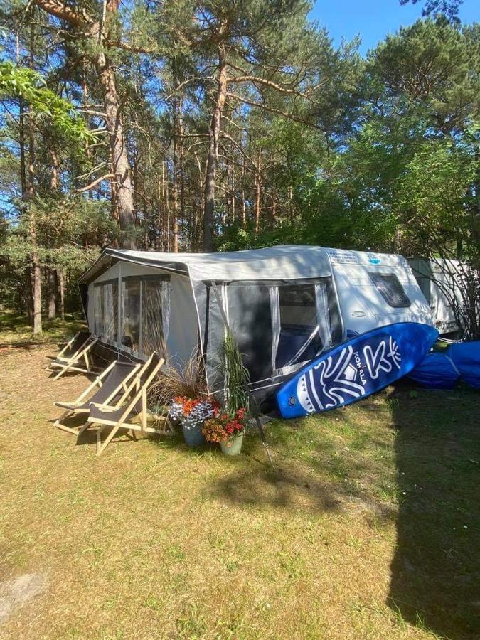 Przyczepa Abordaz Na Campingu Kormoran Hotel Hel Bagian luar foto