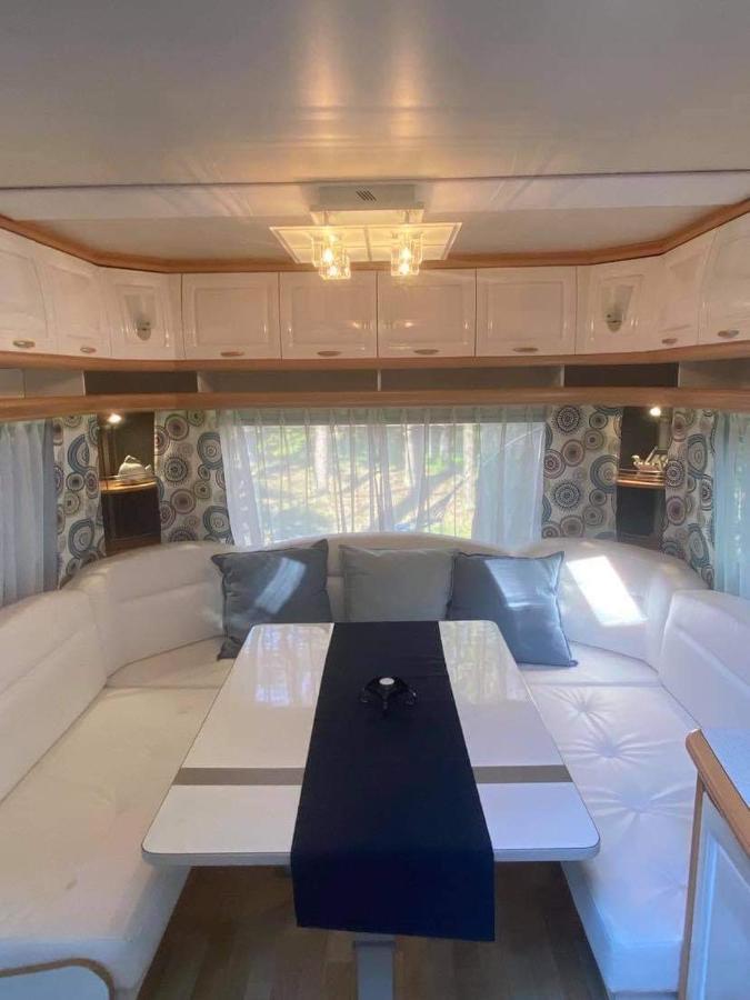 Przyczepa Abordaz Na Campingu Kormoran Hotel Hel Bagian luar foto