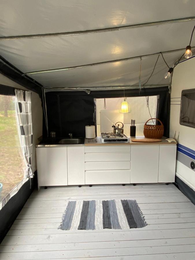 Przyczepa Abordaz Na Campingu Kormoran Hotel Hel Bagian luar foto